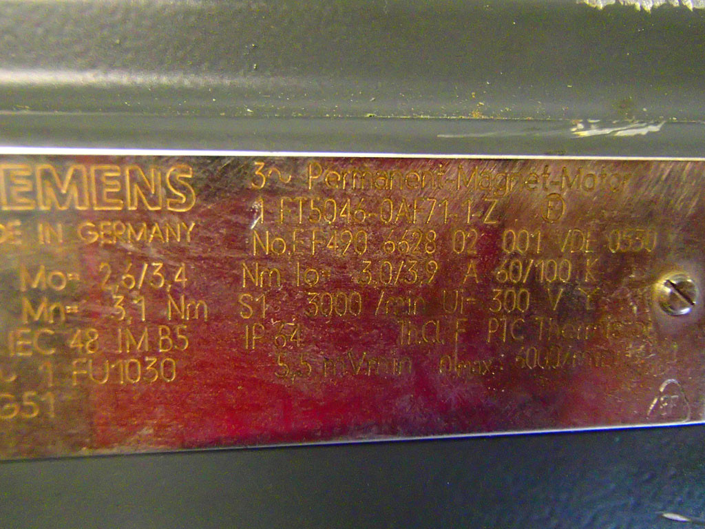 SIEMENS 1FT5046-0AF71-1-Z