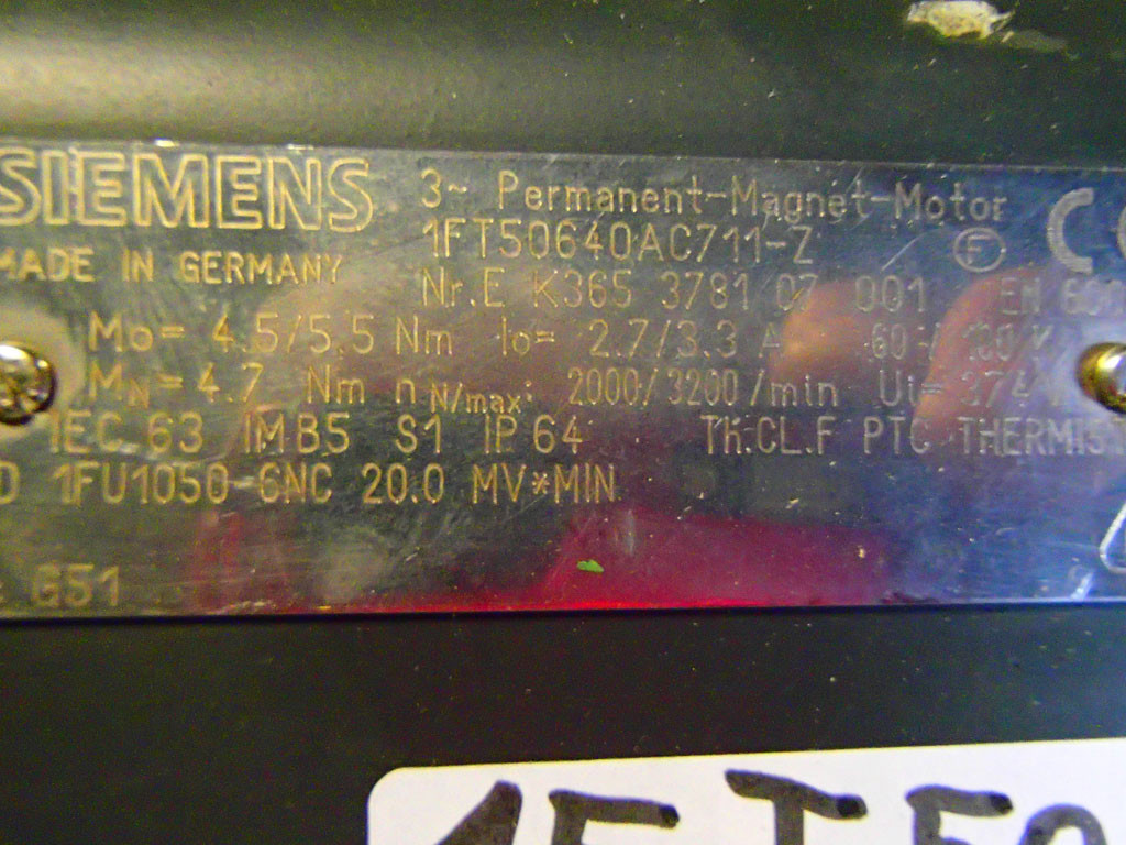 SIEMENS 1FT5064-0AC71-1-Z