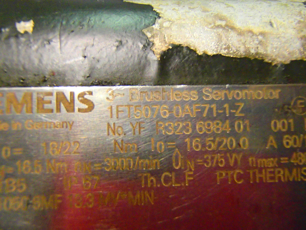 SIEMENS 1FT5076-0AF71-1-Z