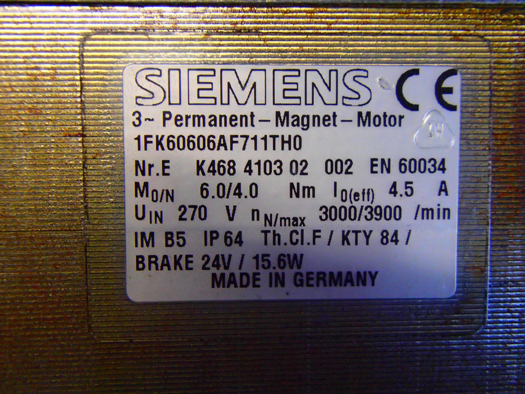 SIEMENS 1FK6060-6AF71-1TH0