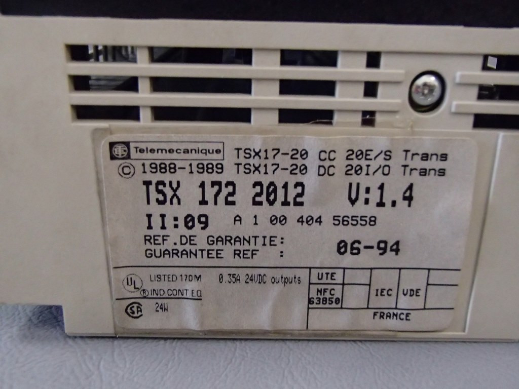 TÉLÉMÉCANIQUE  TSX1722012