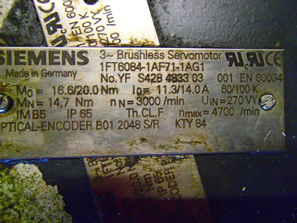 SIEMENS 1FT6084-1AF71-1AG1