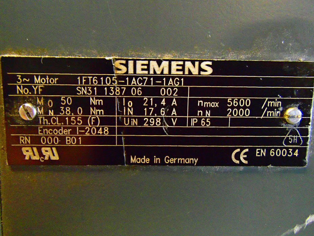 SIEMENS 1FT6105-1AC71-1AG1
