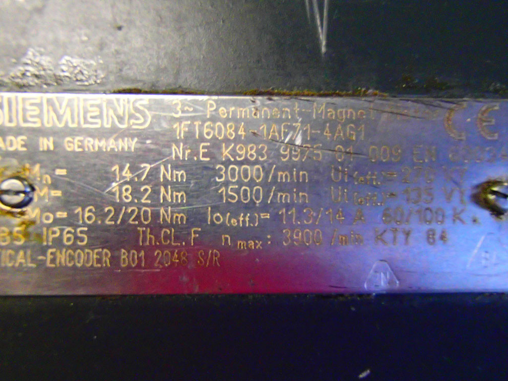 SIEMENS 1FT6084-1AF71-4AG1