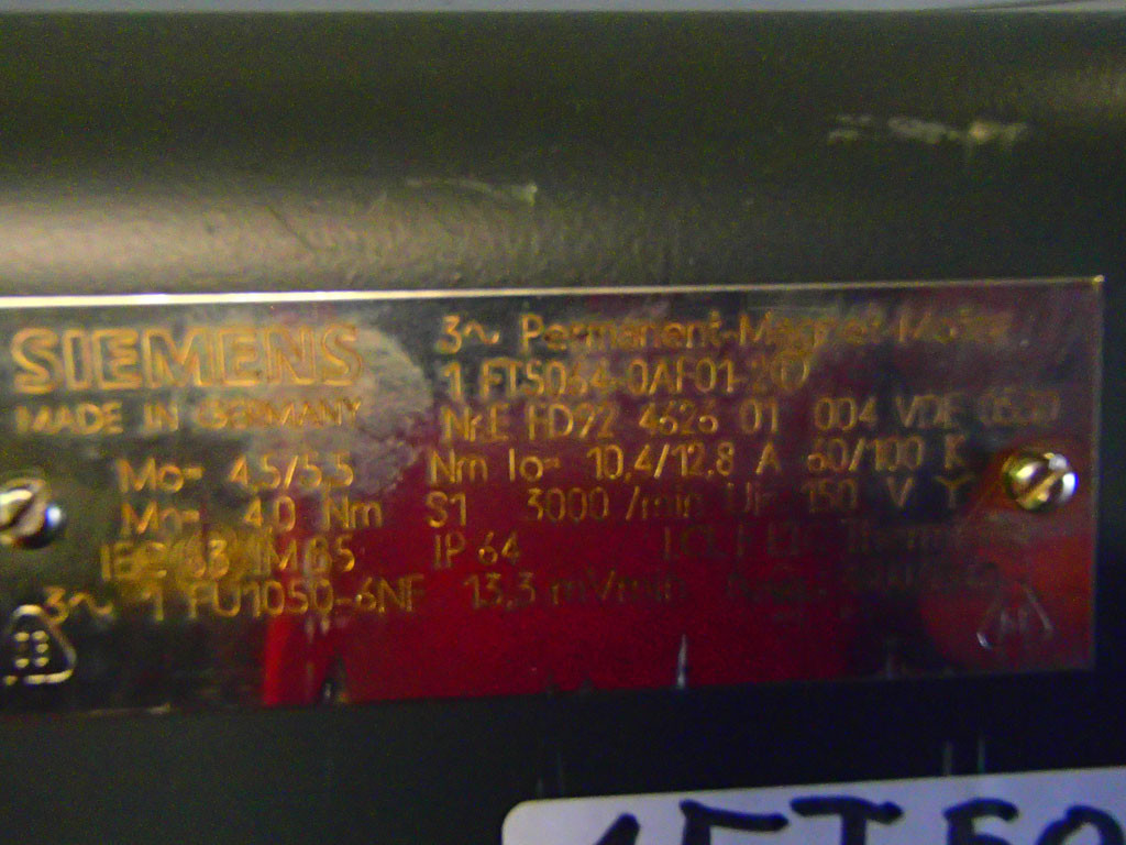 SIEMENS 1FT5064-0AF01-2