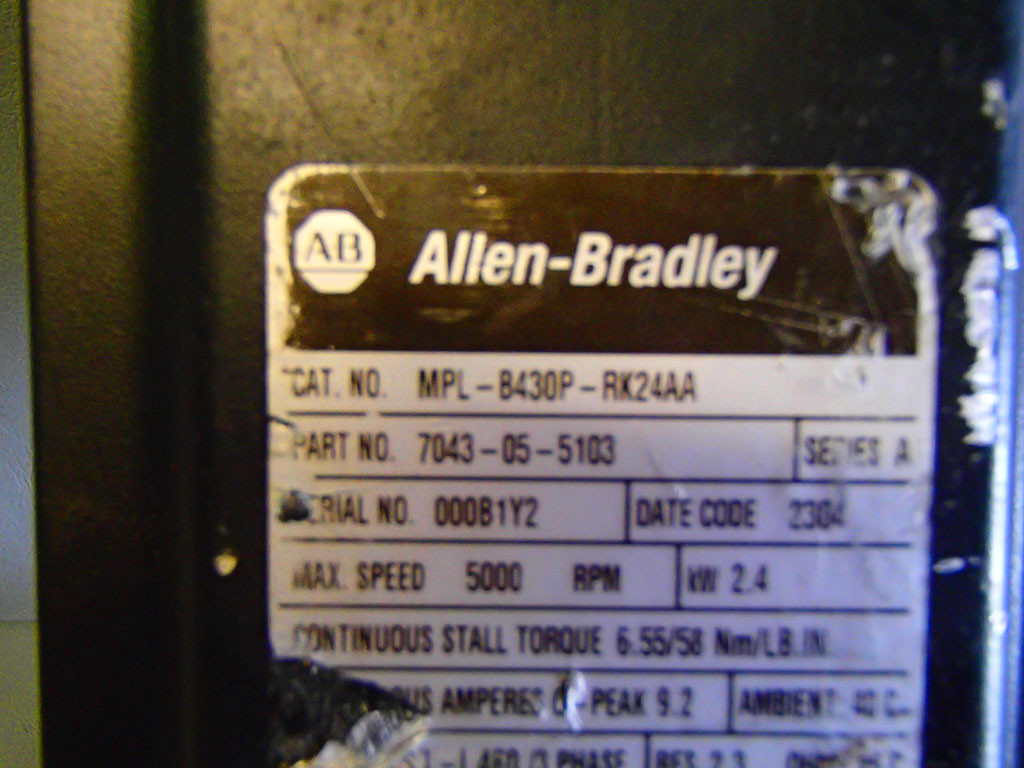 ALLEN-BRADLEY MPL-B430P-RK24AA