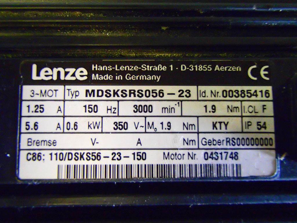 LENZE MDSKSRS056-23
