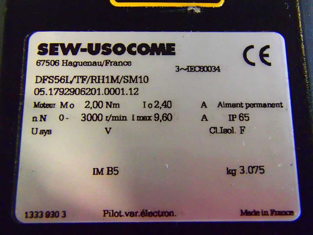 SEW DFS56L/TF/RH1M/SM10