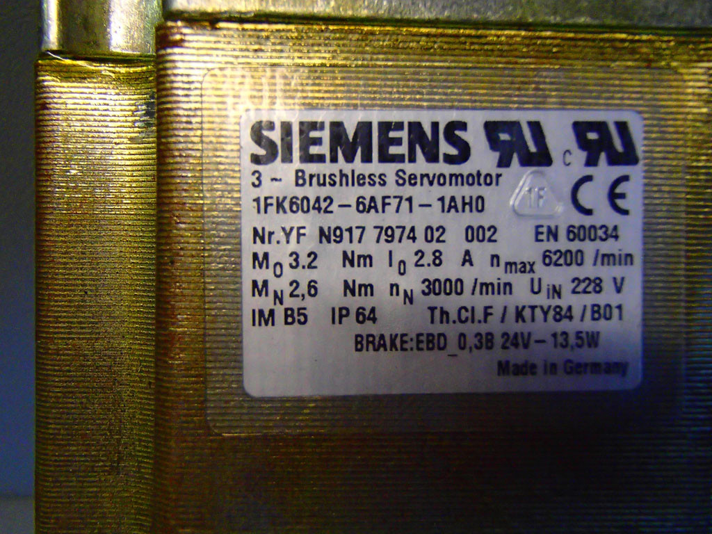 SIEMENS 1FK6042-6AF71-1AH0