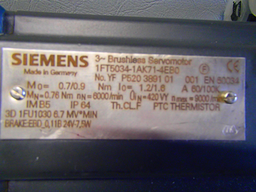 SIEMENS 1FT5034-1AK71-4EB0