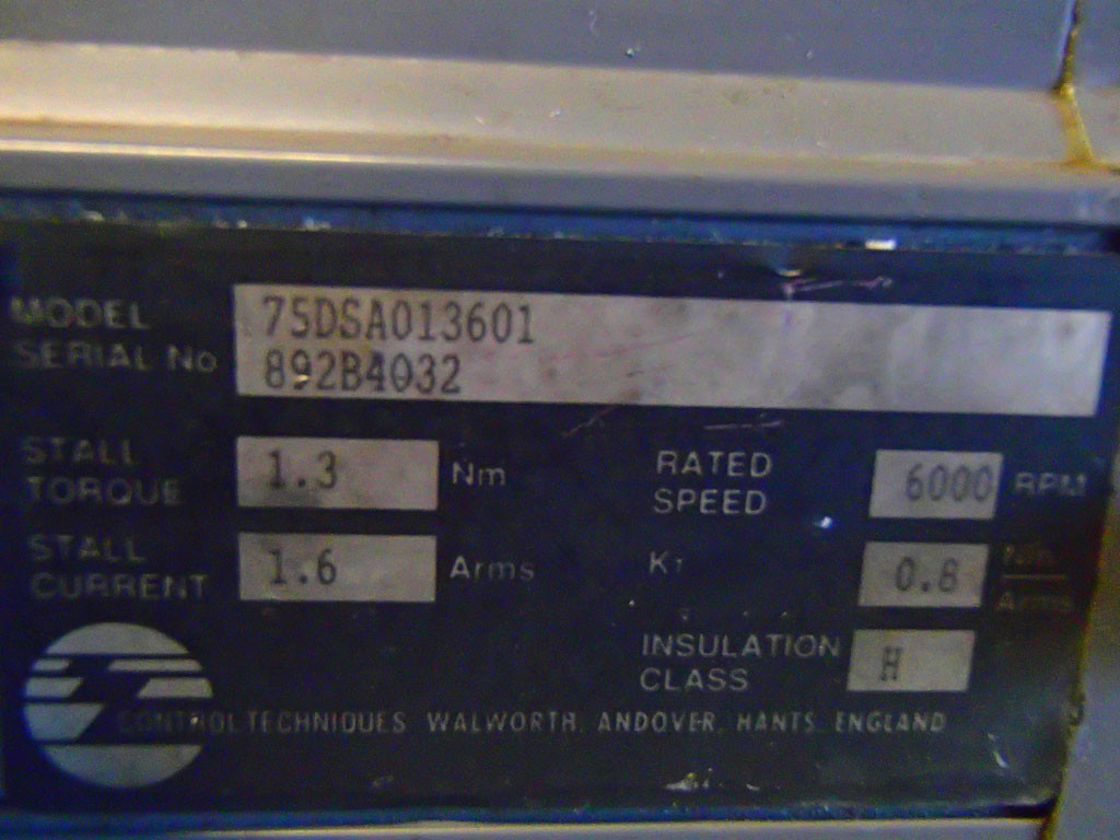 CONTROL TECHNIQUES 75DSA013601