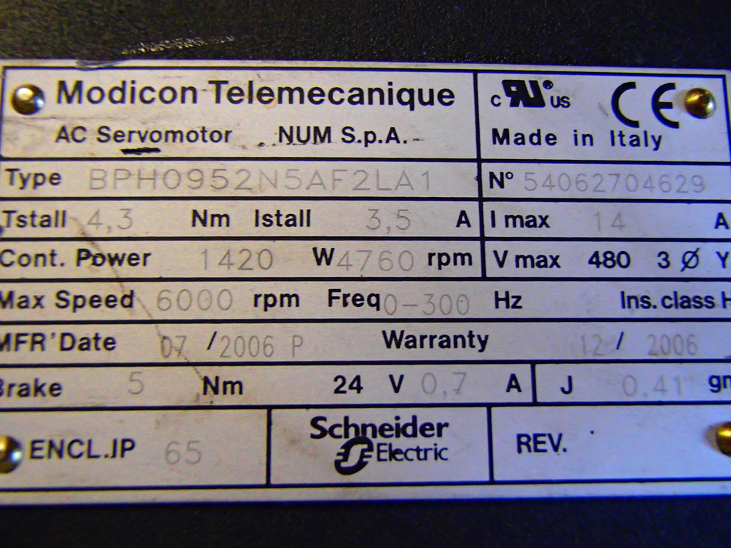 TÉLÉMÉCANIQUE  BPH0952N5AF2LA1