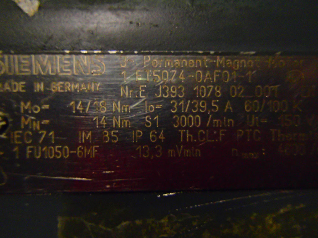 SIEMENS 1FT5074-0AF01-1
