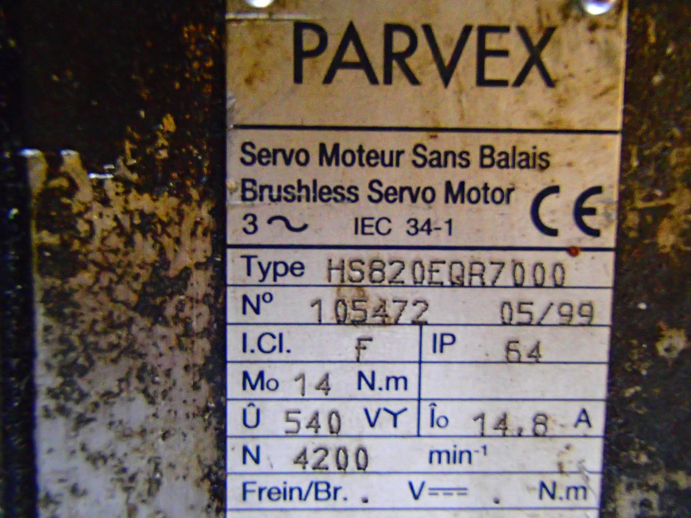PARVEX HS820EQR7000