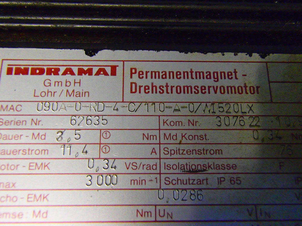 INDRAMAT MAC090A-0-RD-4-C/110-A-0/WI520LX