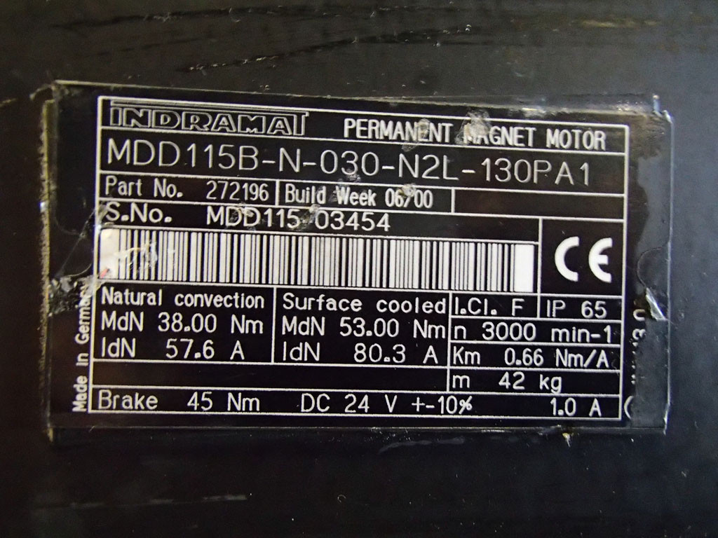 INDRAMAT MDD115B-N-030-N2L-130PA1