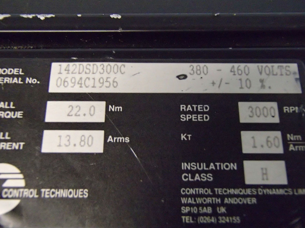 CONTROL TECHNIQUES 142DSD300C