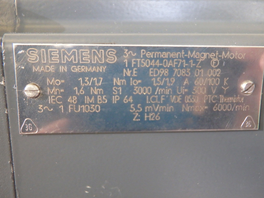 SIEMENS 1FT5044-0AF71-1-Z