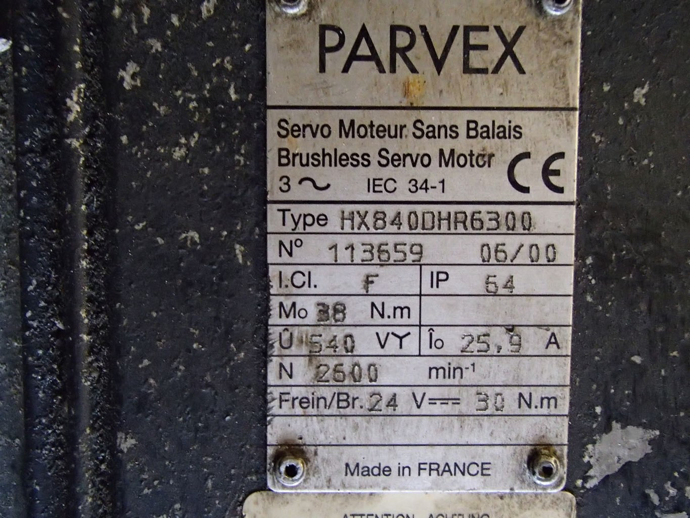 PARVEX HX840DHR6300