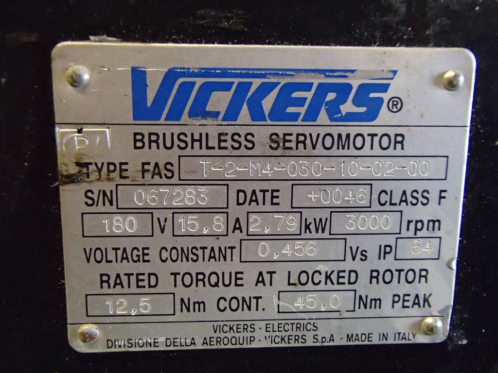 VICKERS T-2-M4-030-10-02-00