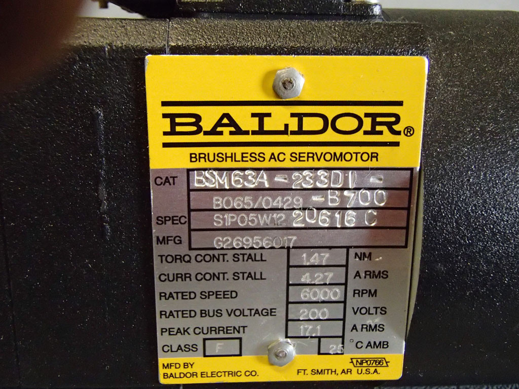 BALDOR BSM63A-233DI-B70020616C