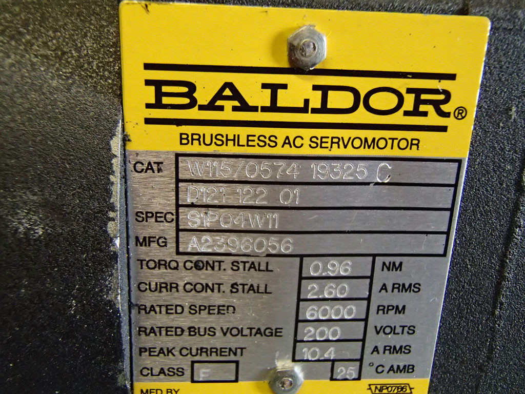 BALDOR W115/057419325CD121-12201