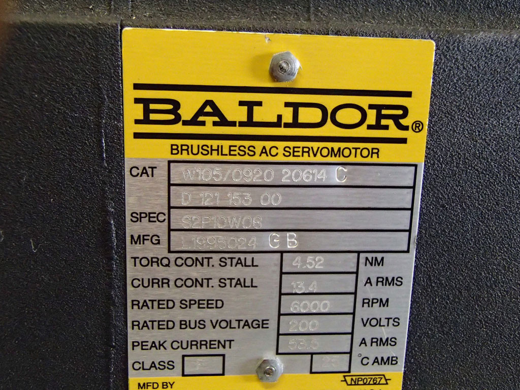 BALDOR W105/092020614CD12115300