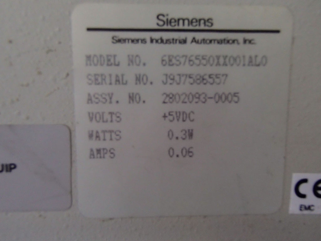 SIEMENS 6ES7655-0XX0-01AL0