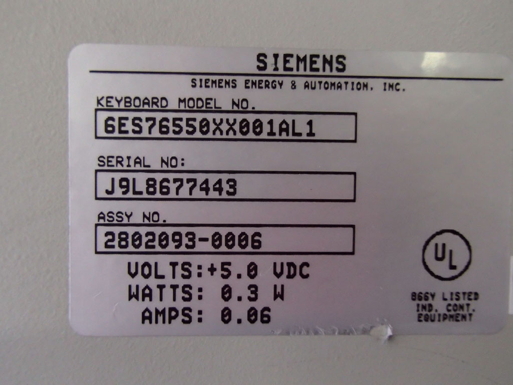 SIEMENS 6ES7655-0XX0-01AL1