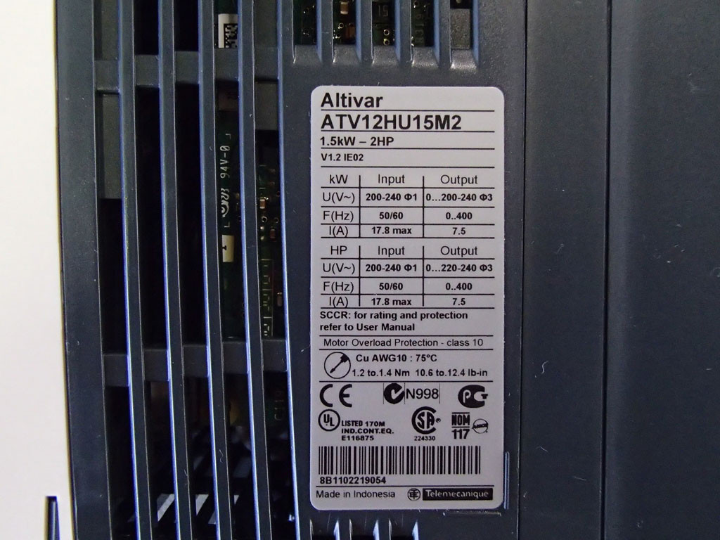 TÉLÉMÉCANIQUE  ATV12HU15M2