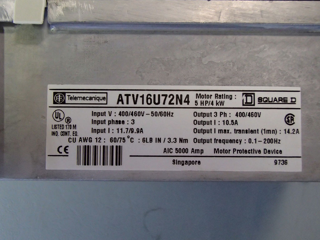 TÉLÉMÉCANIQUE  ATV16U72N4