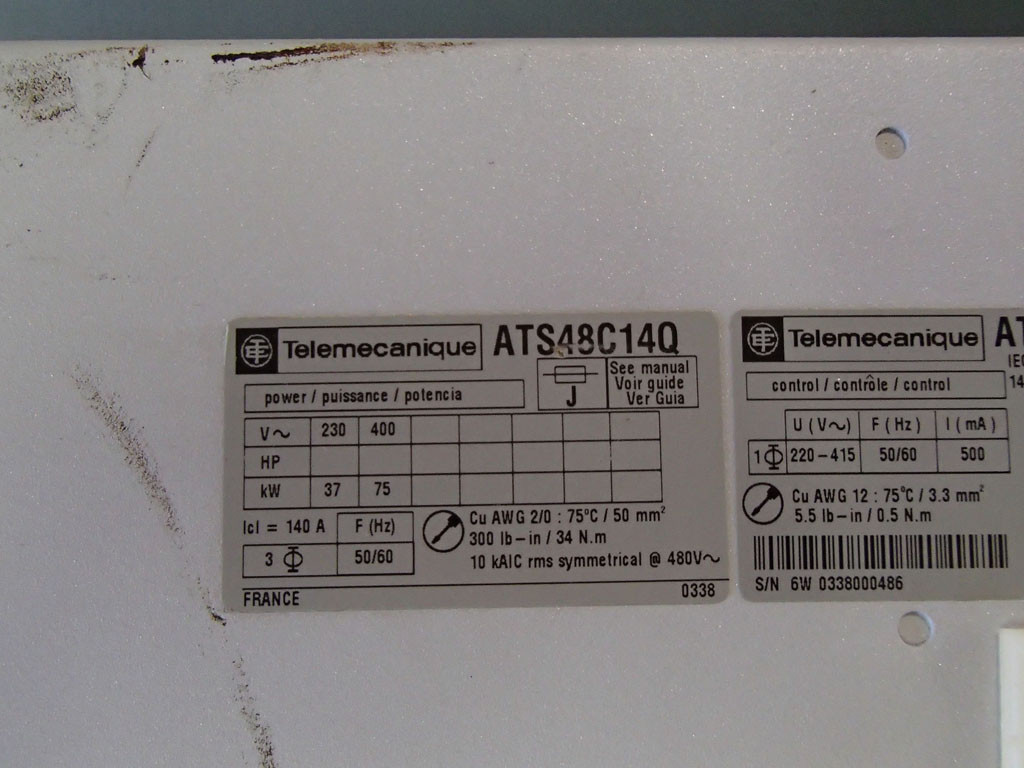 TÉLÉMÉCANIQUE  ATS48C14Q