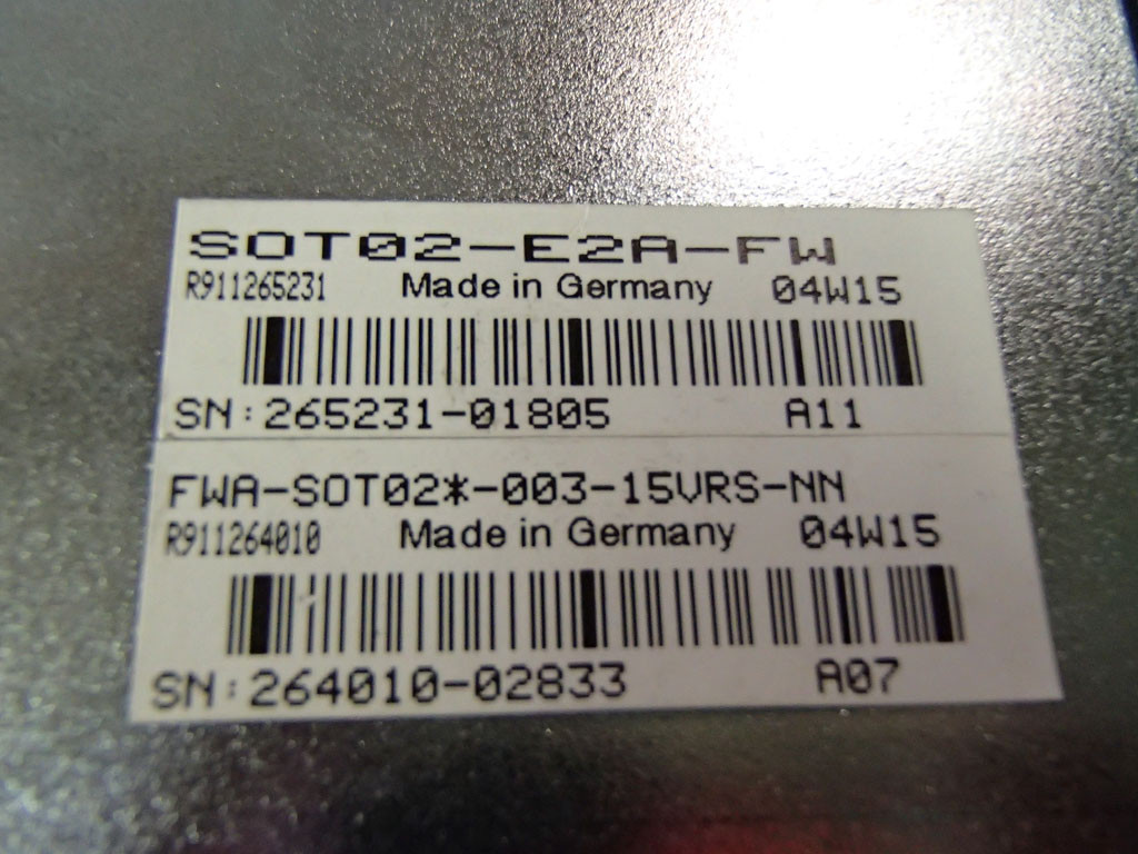 INDRAMAT SOT02-E2A-FW