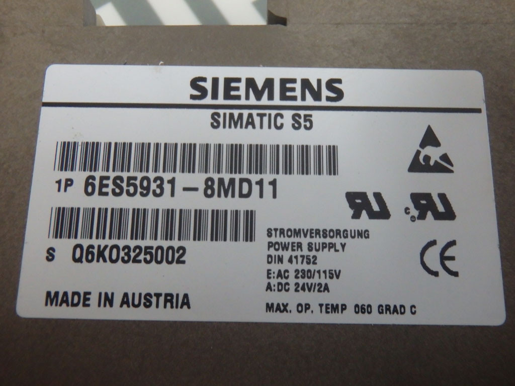 SIEMENS 6ES5931-8MD11