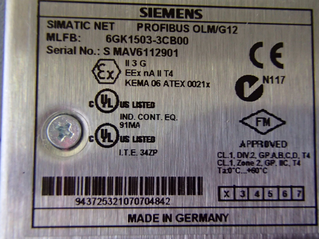 SIEMENS 6GK1503-3CB00