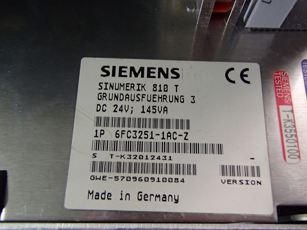 SIEMENS 6FC3251-1AC-Z