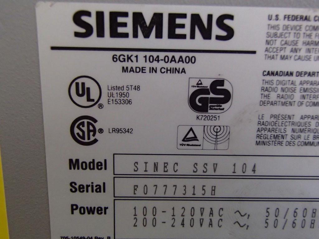 SIEMENS 6GK1104-0AA00