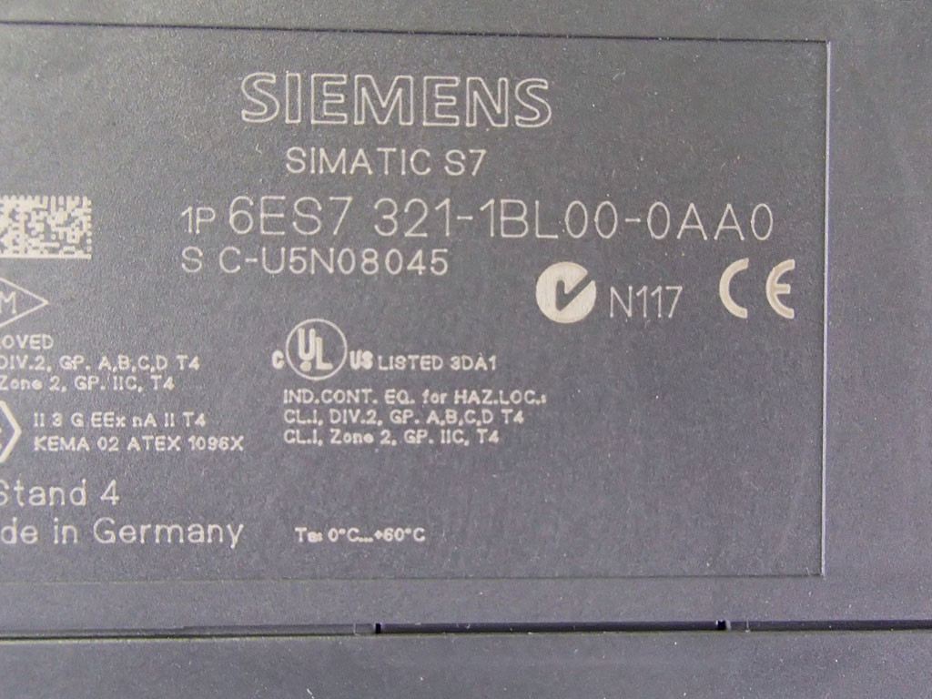 SIEMENS 6ES7321-1BL00-0AA0