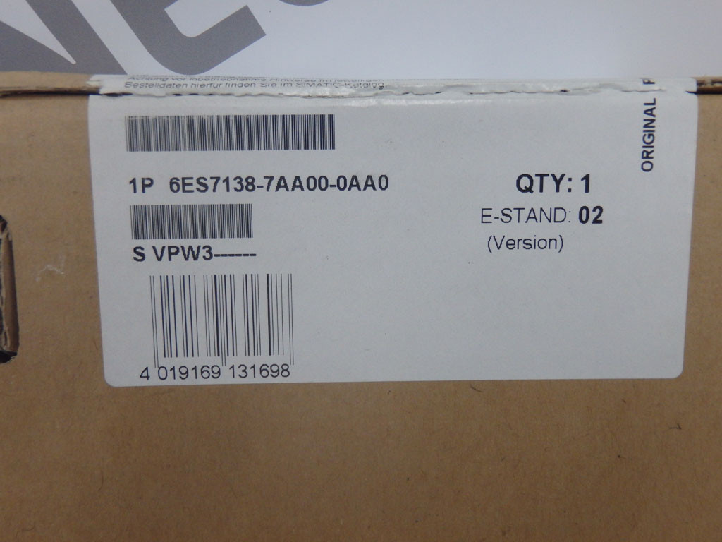 SIEMENS 6ES7138-7AA00-0AA0