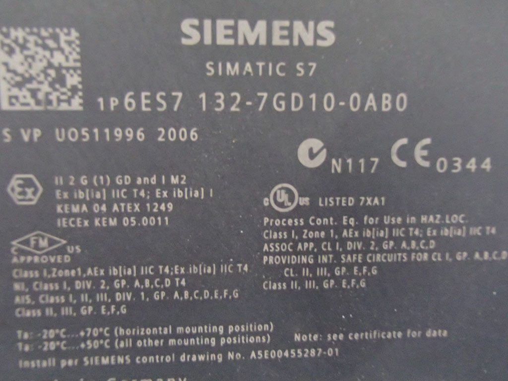 SIEMENS 6ES7132-7GD10-0AB0