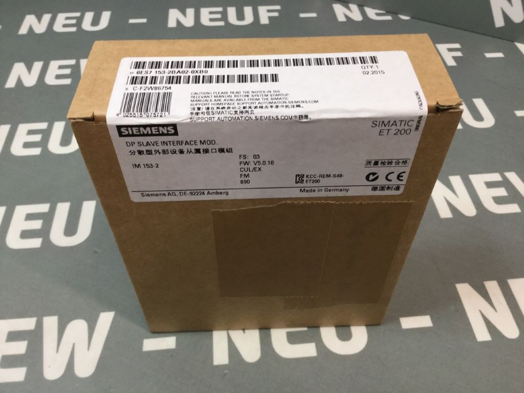 SIEMENS 6ES7153-2BA02-0XB0