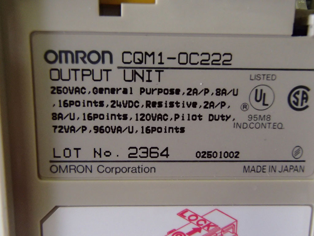 OMRON CQM1OC222