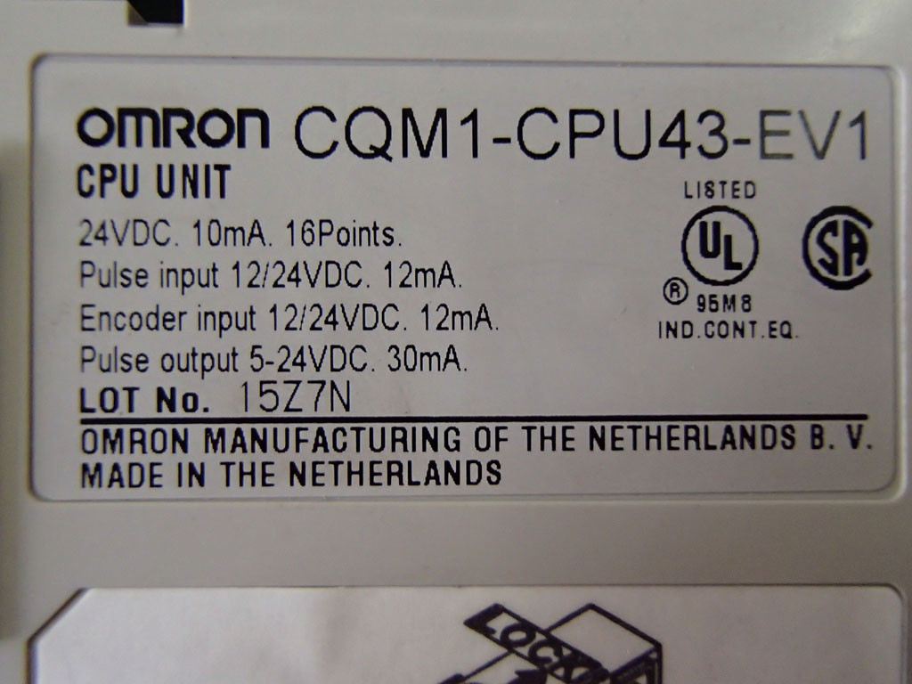 OMRON CQM1-CPU43-EV1