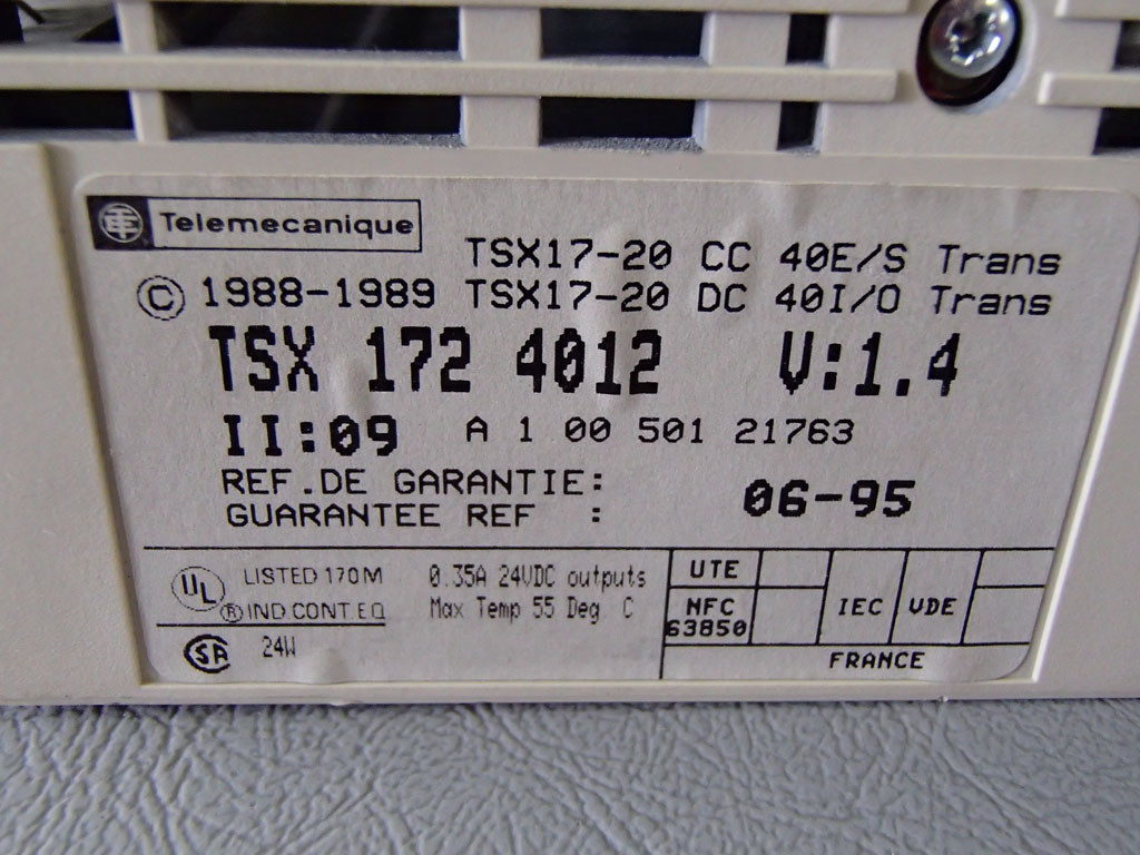 TÉLÉMÉCANIQUE  TSX1724012