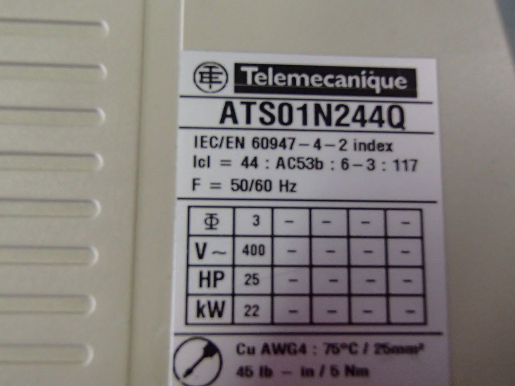 TÉLÉMÉCANIQUE  ATS01N244Q