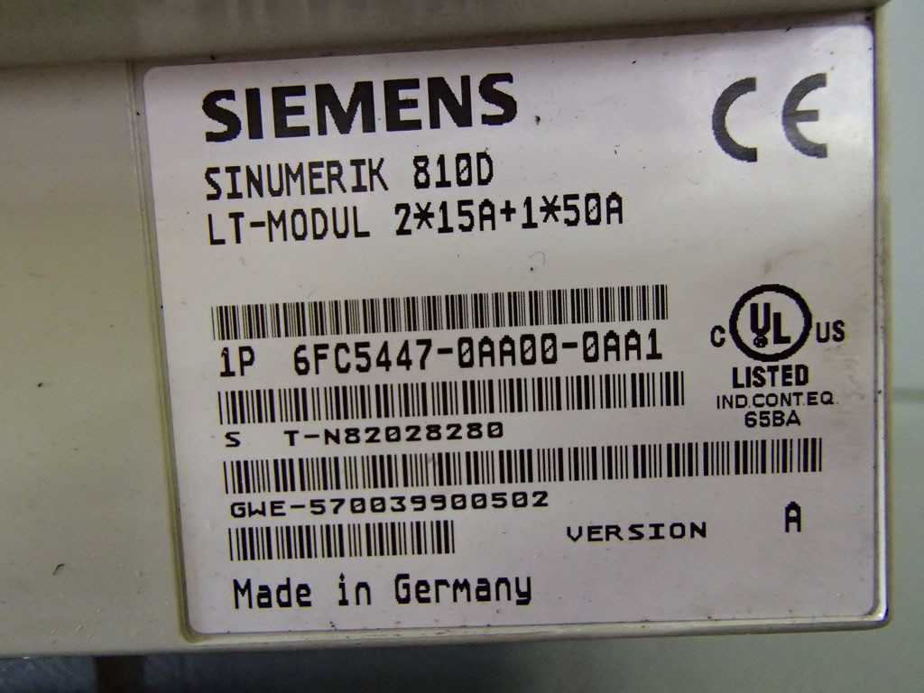 SIEMENS 6FC5447-0AA00-0AA1