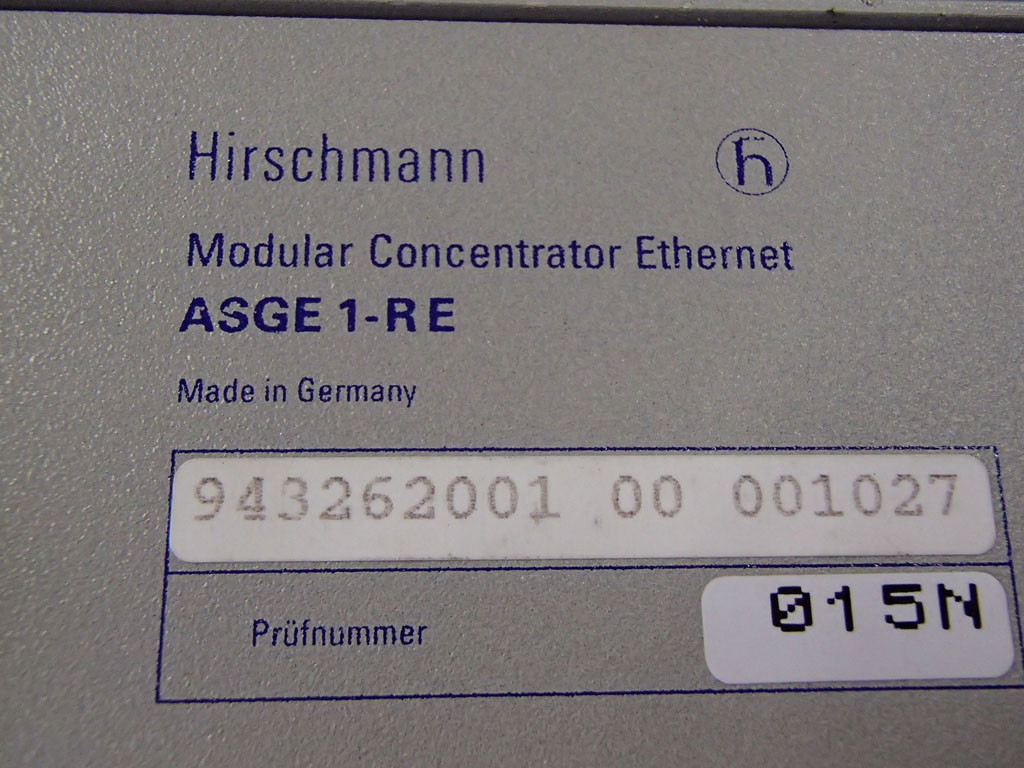 HIRSCHMANN ASGE1-RE