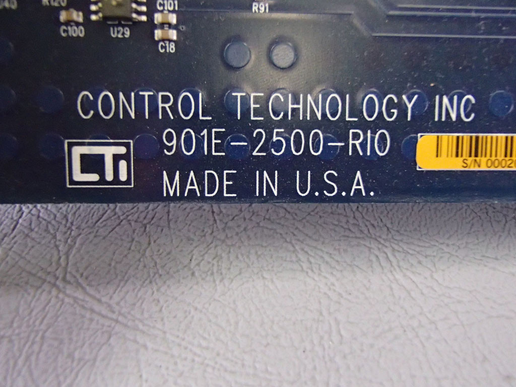 CONTROL TECHNOLOGY INC 901E-2500-RIO