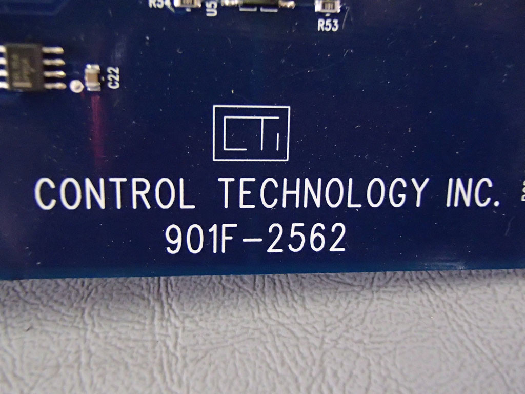 CONTROL TECHNOLOGY INC 901F-2562