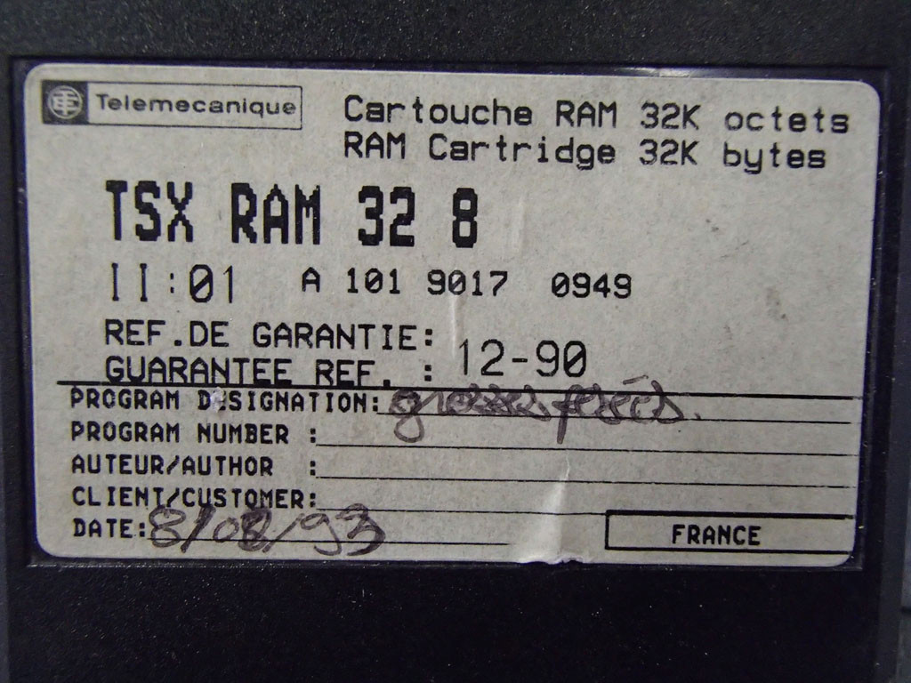 TÉLÉMÉCANIQUE  TSXRAM328